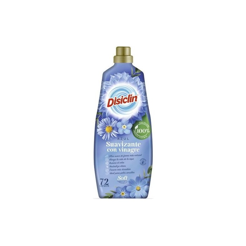 SUAVIZANTE NATURAL CON VINAGRE AZUL 72 DOSIS