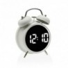 RELOJ DESPERTADOR DIGITAL BLANCO 22730009