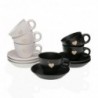 SET 6 TAZAS CAFE CON PLATO ELLIS SURTIDO CORAZON
