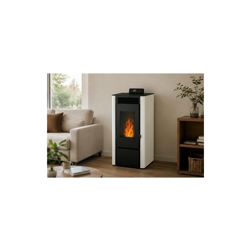 ESTUFA PELLETS XFS FIRESIDE PSC-A 9 KW BLANCA